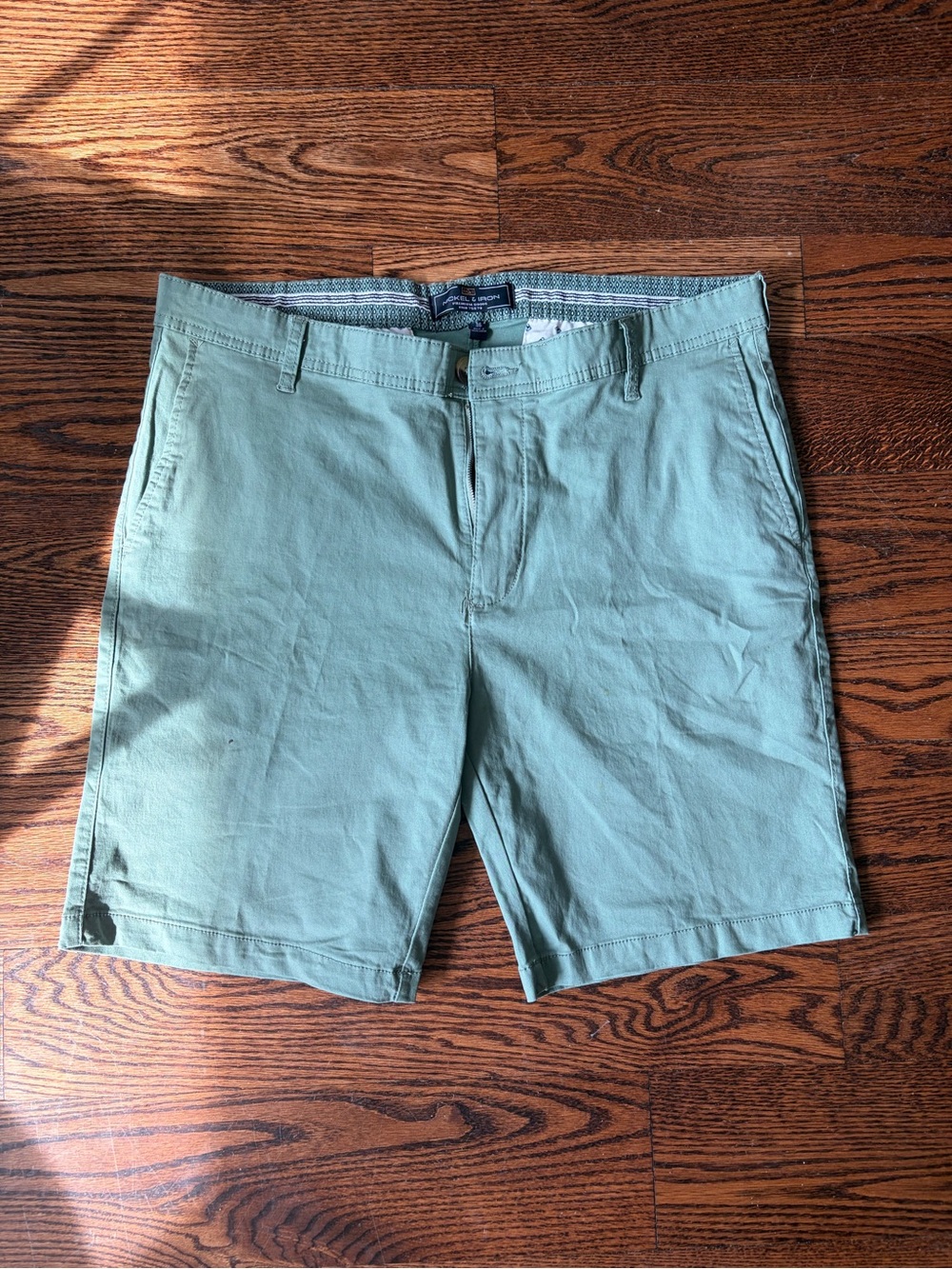 Men's Green Chino Shorts